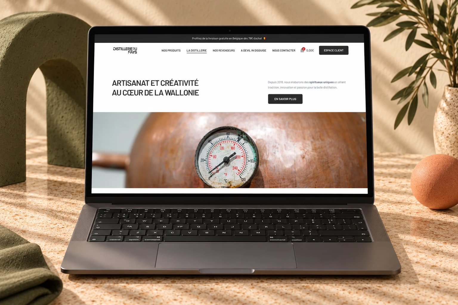 Distillerie du Fays — E-commerce & savoir-faire artisanal